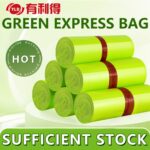 Green Poly Mailers Green Virgin-Plastic Poly Mailer Bags